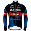 Wielershirt 2022 Baloise-Trek Lions Black Lange Mouw - Rood Blauw